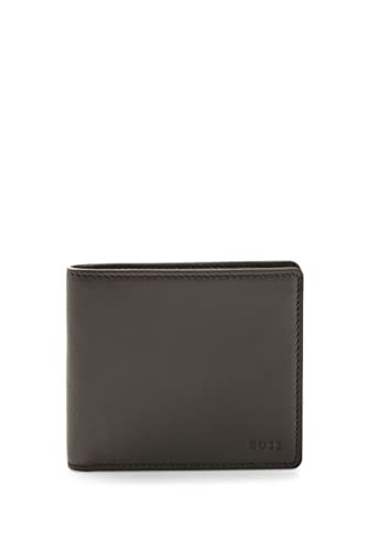 Hugo Boss Męski portfel Majestic_8 Cc Bi-Fold, Dark Brown201, jeden rozmiar