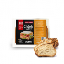 NaturAvena Chleb Jasny Kromki Bezglutenowy 200g - NAVCHLEBJASNY
