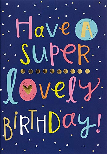 Kartka urodzinowa Basic Classic - lovely birthday - 11,6 x 16,6 cm