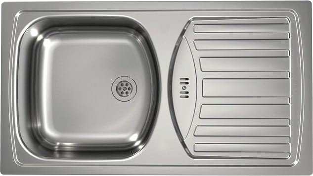 Zlew ALVEUS BASIC 150 (odpływ 60mm) stal SATYNA (1136530)