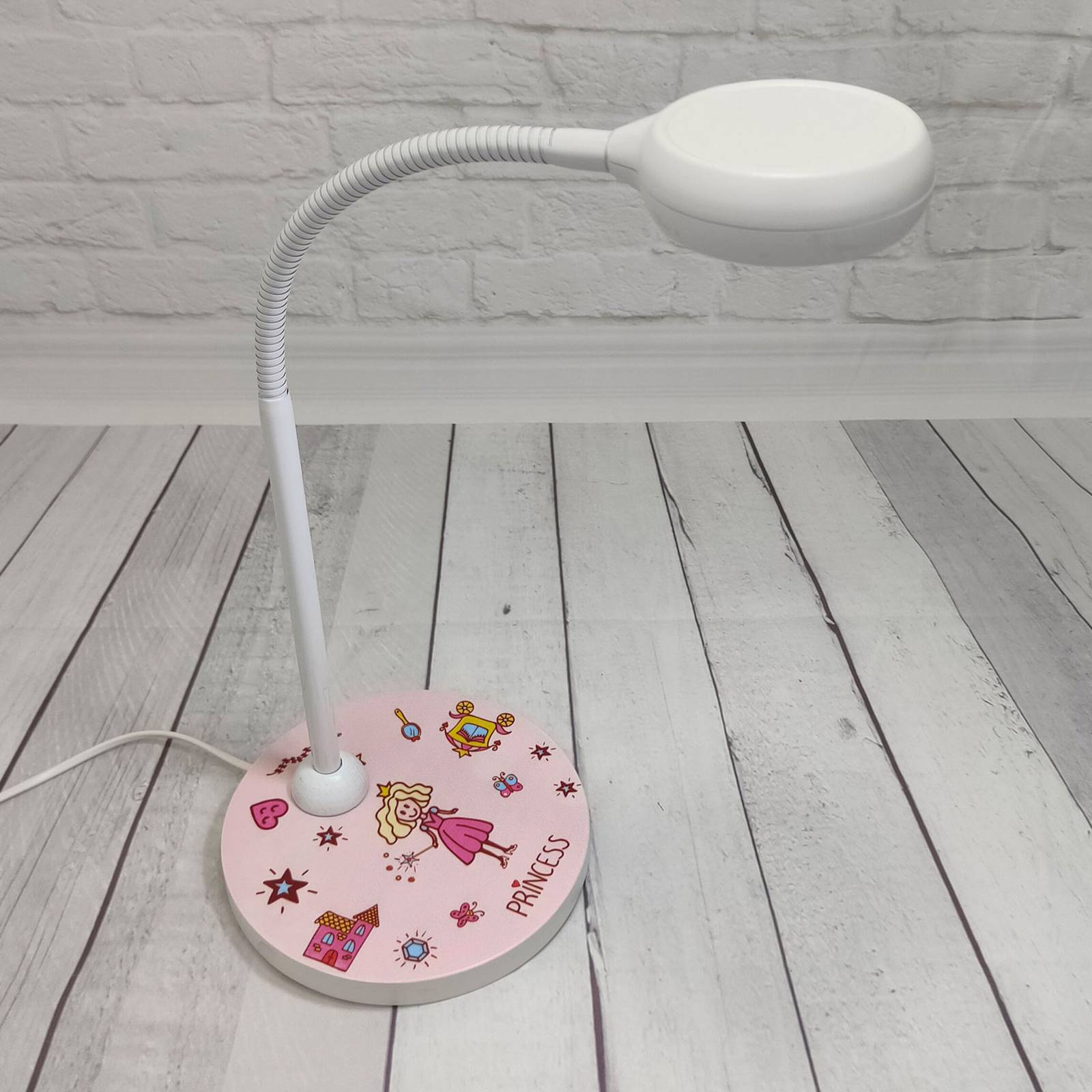 Lampa stołowa Princess z elastycznym ramieniem