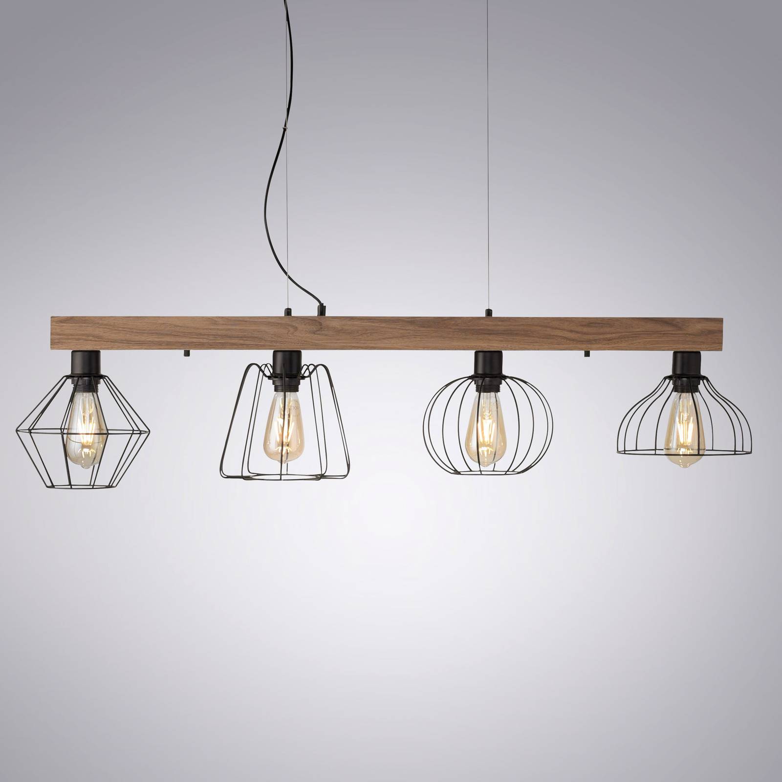 Lampa wisząca Kaska, 4-punktowa