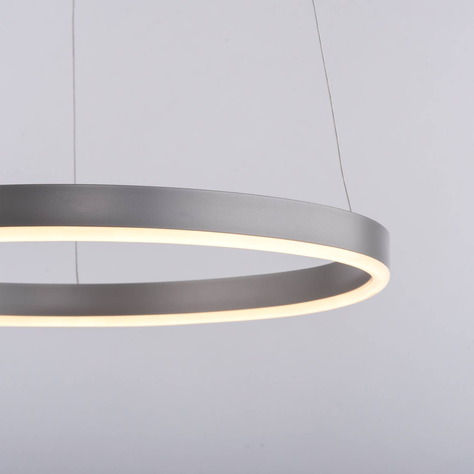 Lampa wisząca LED Ritus Ø 39,3cm, aluminium