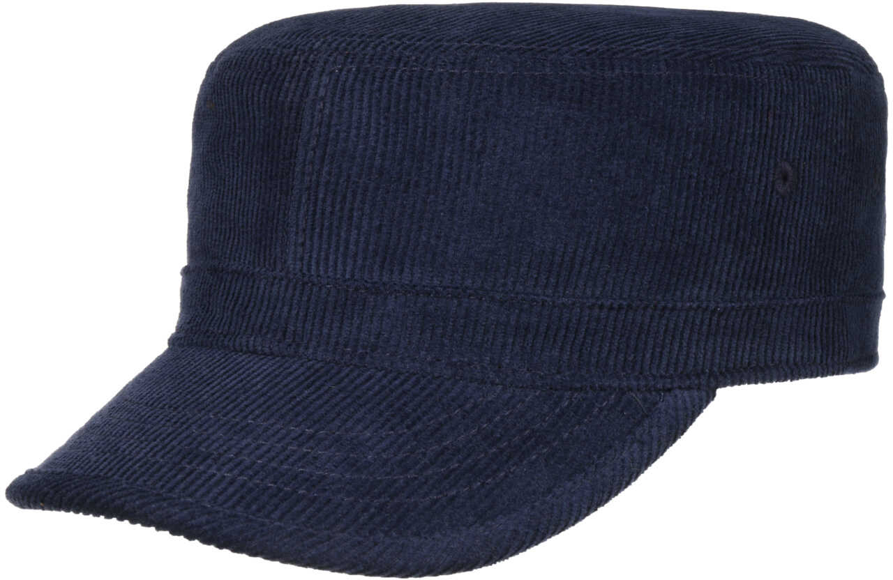 Czapka Cotton Cord Army by Lipodo, ciemnoniebieski, One Size