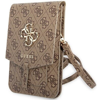 Guess Torba GUWBG4GFBR brązowa 4G Big Logo, 16 x 10 cm