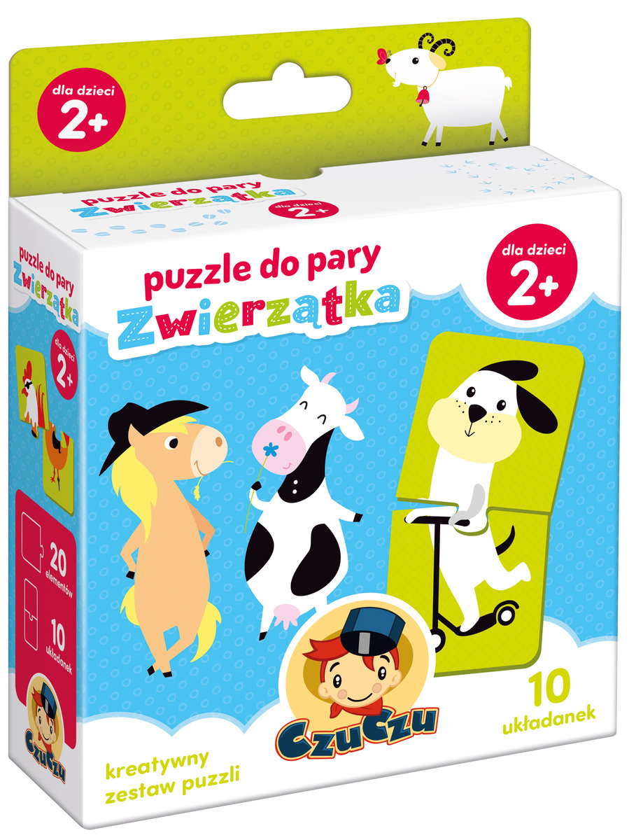 Czuczu Puzzle do pary zwierzątka 2+