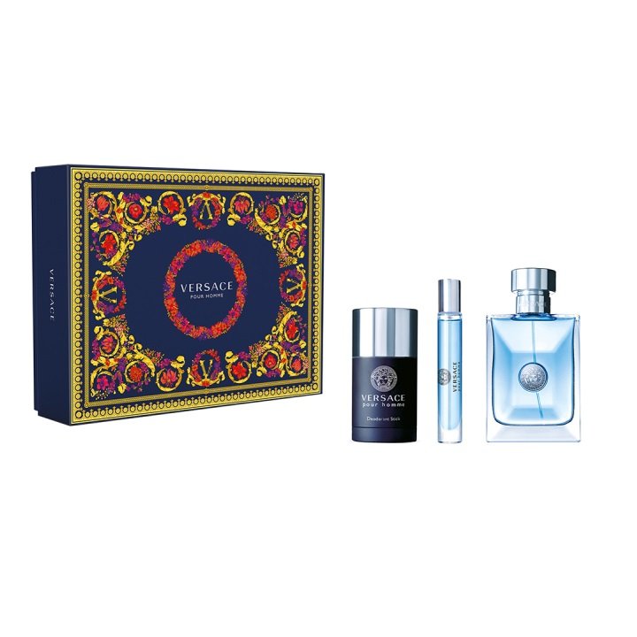 Versace, Pour Homme, Zestaw perfum, 3 szt.