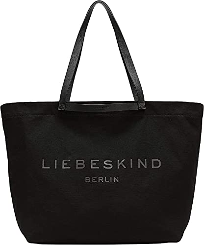 Liebeskind GmbH Damska torba na zakupy Aurora20-Canvas L, Black-9999