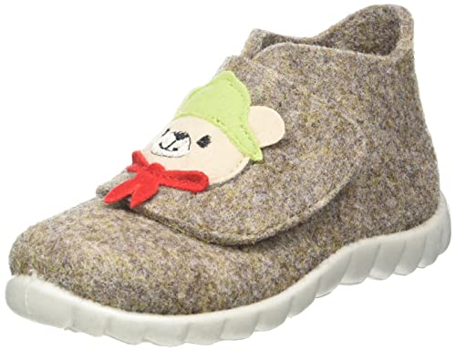 Superfit Happy WOLLFILZ kapcie domowe, BEIGE 4010, 21 EU