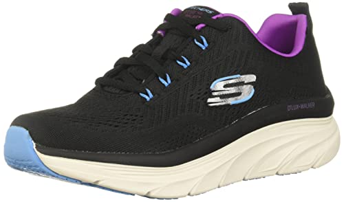 Skechers Damskie trampki D'LUX Walker, czarne, 7 UK