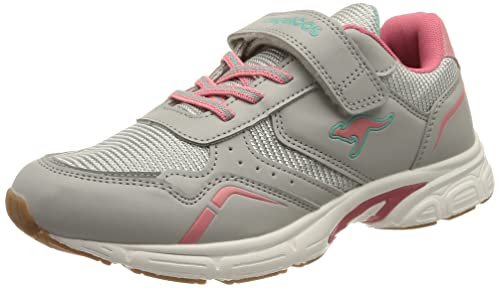 KangaROOS Unisex K-NI Lucky Ev dziecięce buty sportowe, Vapor Grey Dusty Rose, 40 EU