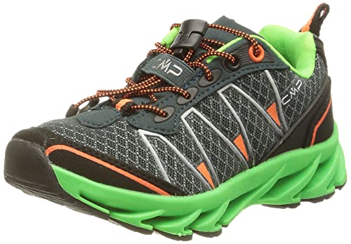 CMP Unisex Kids Altak Trail Shoes Wp 2.0 buty do biegania w terenie, Petrol Flash Orange, 38 EU