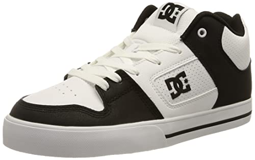 DC Shoes Męskie trampki Pure, White Black White, 47 EU