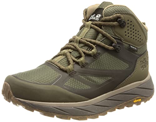 Jack Wolfskin Męskie buty trekkingowe Terraventure Texapore Mid M, brązowy/beżowy, 10/11 UK