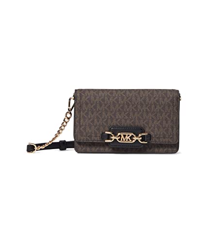 Michael Kors Damska torba Sm Phn CHN Xbody, brązowa, blk, rozmiar uniwersalny, brązowy, blk, jeden rozmiar