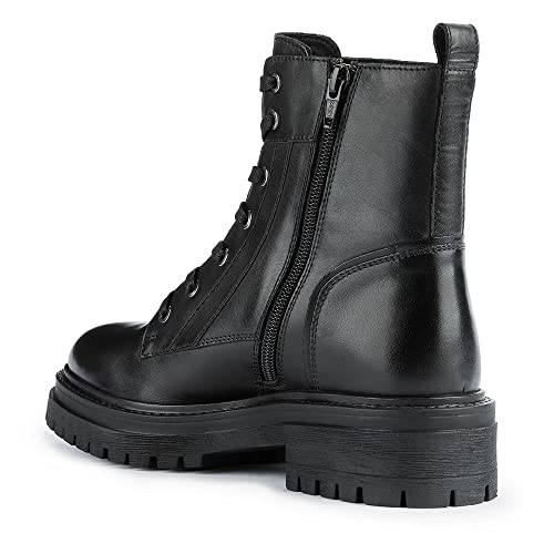 Geox Damskie botki D Iridea Q, Czarny, 38 EU