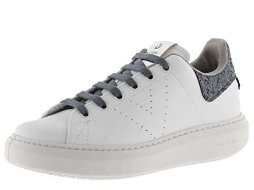 Victoria Milan EFECTO Piel & Glitter, Trampki damskie, Antracita, 38 EU