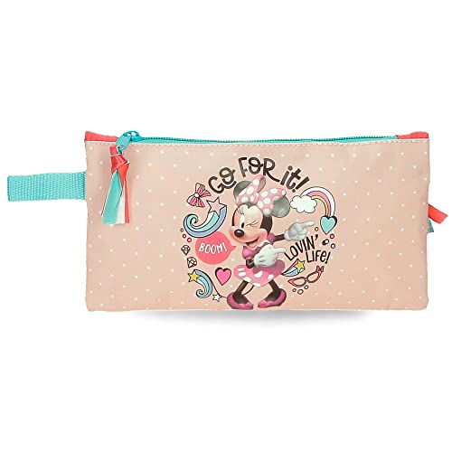 Disney Minnie Lovin Life piórnik wielokolorowy 22 x 12 cm mikrofibra, kolorowy, etui, kolorowy, Etui