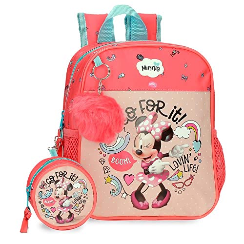 Disney Minnie Lovin Life Plecak do przedszkola wielokolorowy 21 x 25 x 10 cm mikrofibra 5,25 l, kolorowy, plecak przedszkolny, kolorowy, plecak przedszkolny