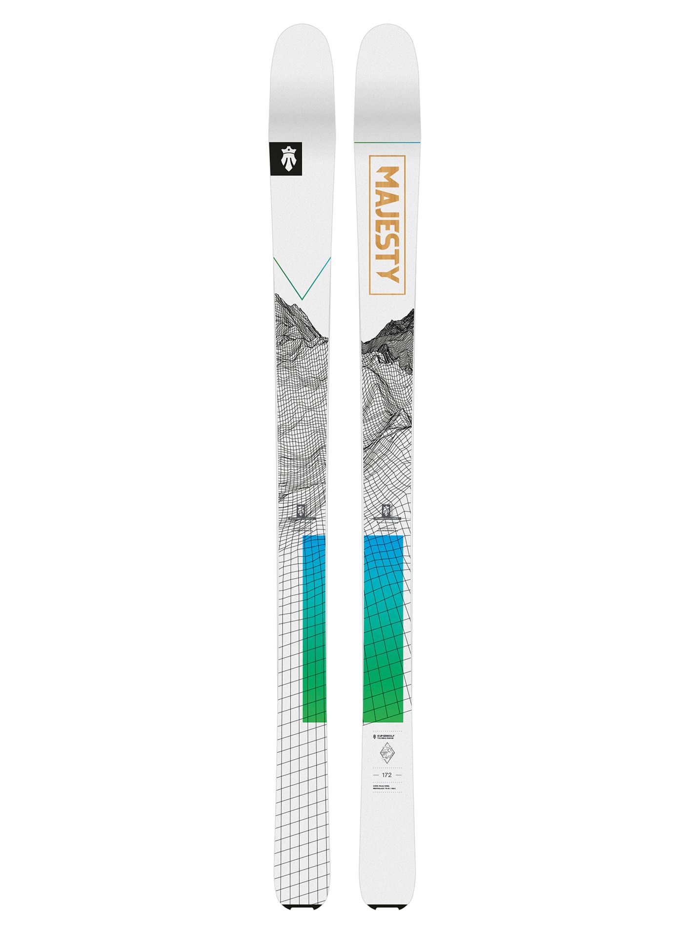 Narty Majesty Superwolf - white/blue