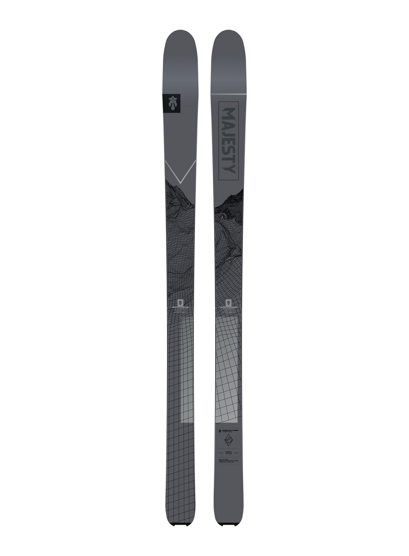 Narty skiturowe Majesty Superscout Carbon - black/green