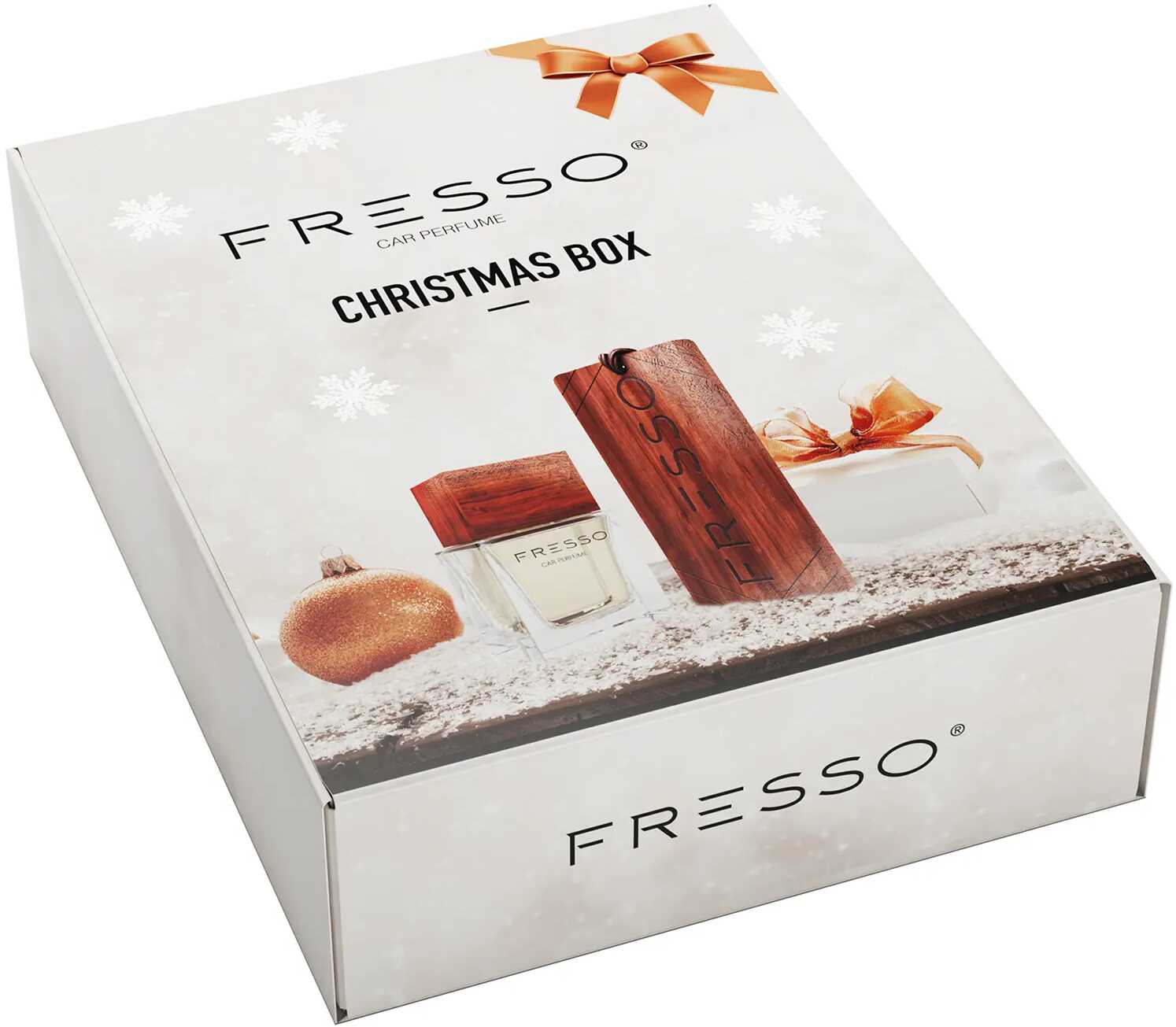 Fresso Mini Christmas Box Signature Man  perfumy 50ml + drewniana zawieszka