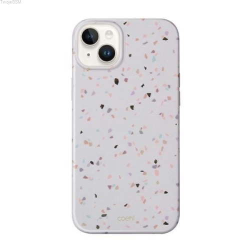 UNIQ etui Coehl Terrazzo iPhone 14 Plus 6,7` piaskowy/sandstone
