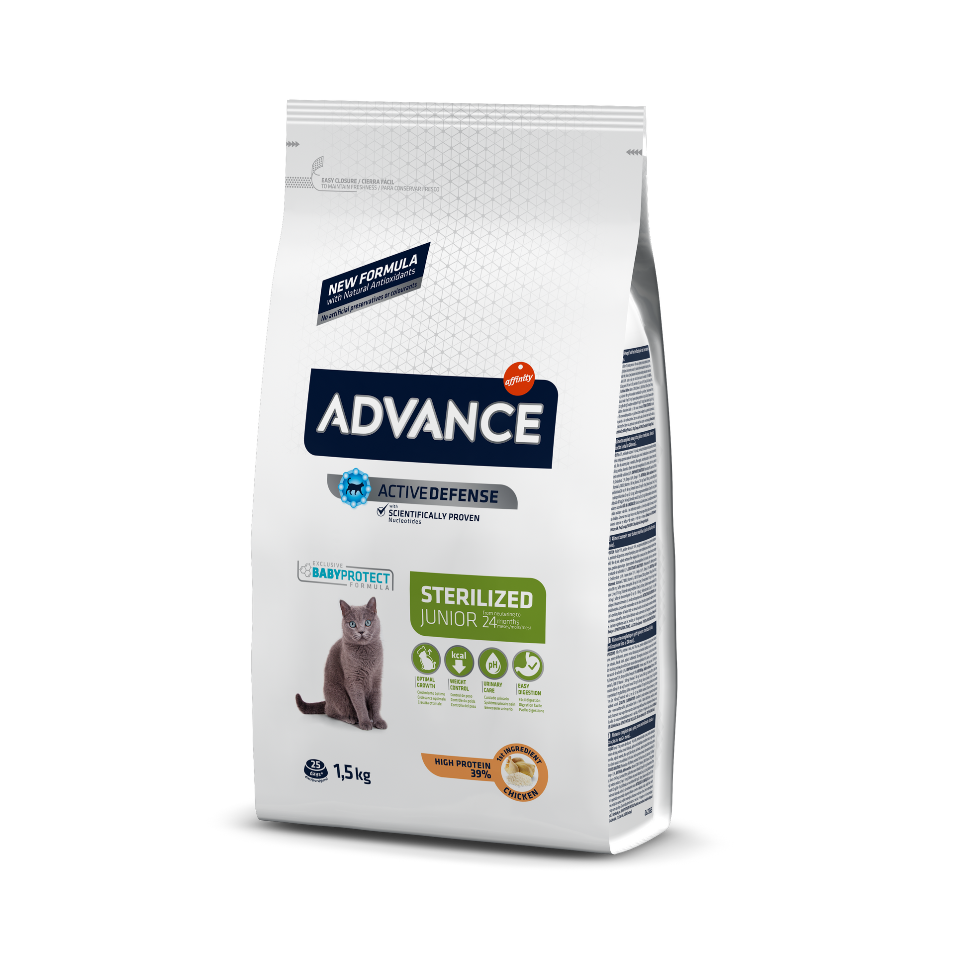 Advance Young Sterilized Katzenfutter, 1Er Pack (1 X 1.5 Kg)