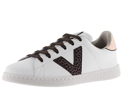 Victoria Tenis EFECTO Piel & Animal Print, Trampki damskie, brązowe, 37 EU