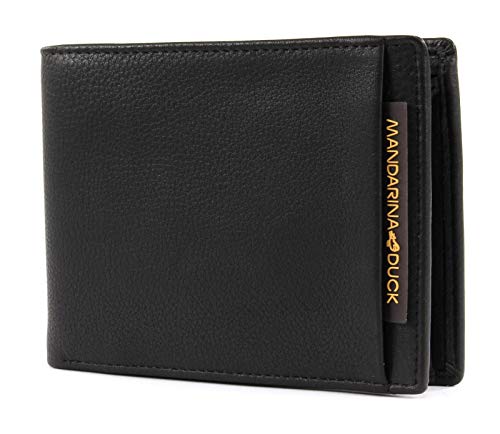 Mandarina Duck Dual, Akcesoria Podróżne-Portfele Unisex-Adult Czarny, Jeden rozmiar, Czarny