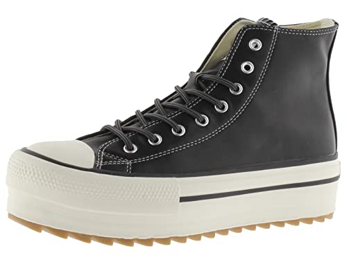 Victoria Tribe Doble EFECTO Piel, Trampki damskie, Negro, 36 EU