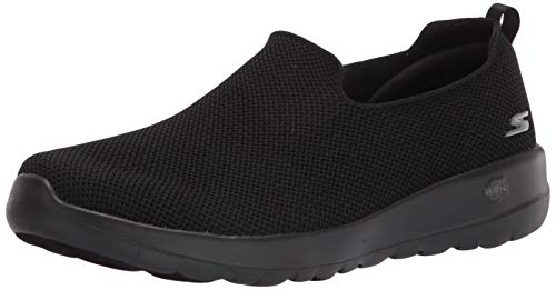 Skechers Damskie tenisówki Go Walk Joy Sensational Day, Czarne wykończenie tekstylne, 36.5 EU
