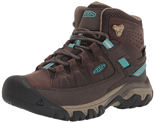 KEEN Targhee 3 Mid wodoodporne buty trekkingowe damskie, Porcelana ziarna kawy, 37.5 EU