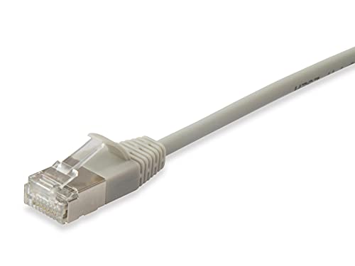 Фото - Дрiт i кабель Equip Patchkabel Cat6A S/FTP 2xRJ45 0.25m beige Slim (SSTP)