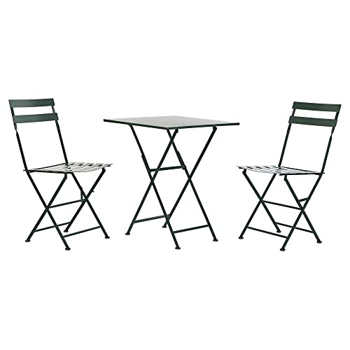 DKD Home Decor Zestaw stołowy z 2 krzesłami, standardowy