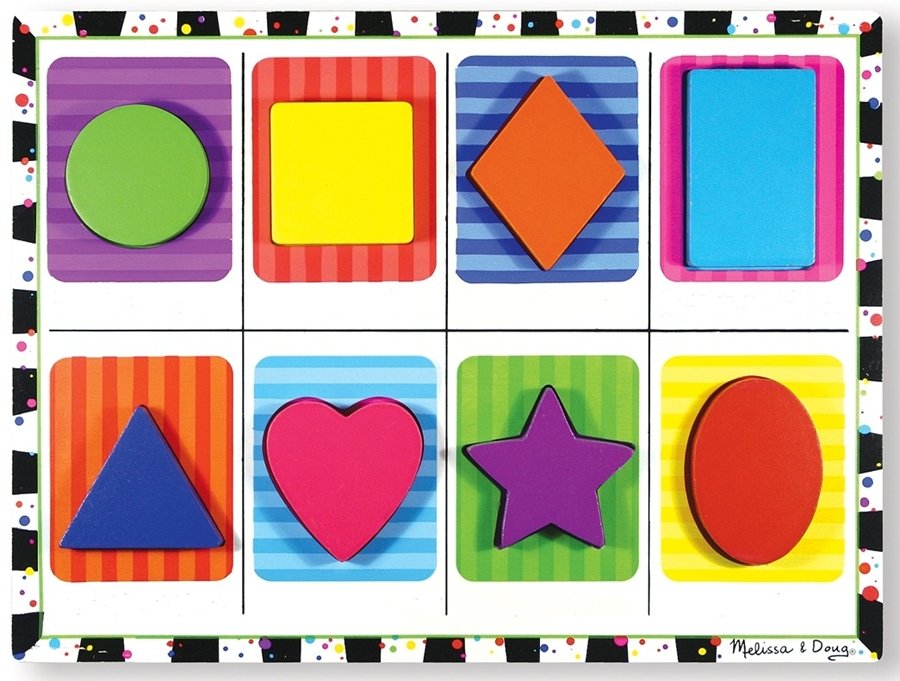 Melissa & Doug puzzle Kształty