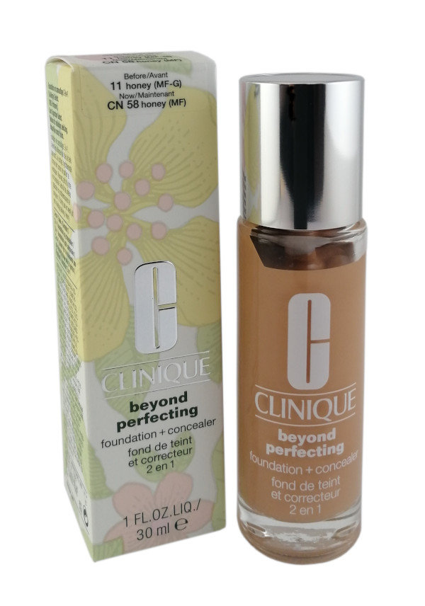 Clinique Beyond Perfecting podkład i korektor 2 w 1 odcień 11 Honey 30 ml