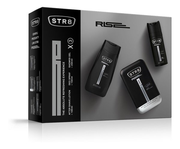 STR8 Rise zestaw kosmetyków As + Deo + żel