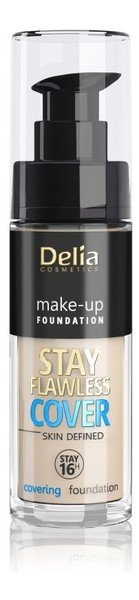 DELIA Cosmetics Stay Flawless Cover Podkład kryjący 16H nr 503 Warm Beige 30ml