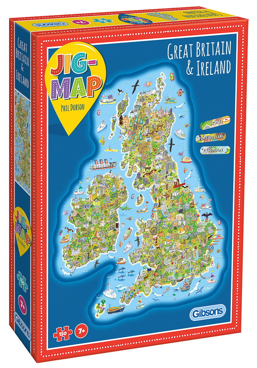 G3 Gibsons Puzzle 150 Wielka Brytania & Irlandia