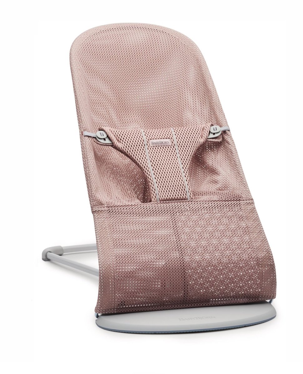 BABYBJORN leżaczek BLISS MESH - Ciemny Róż