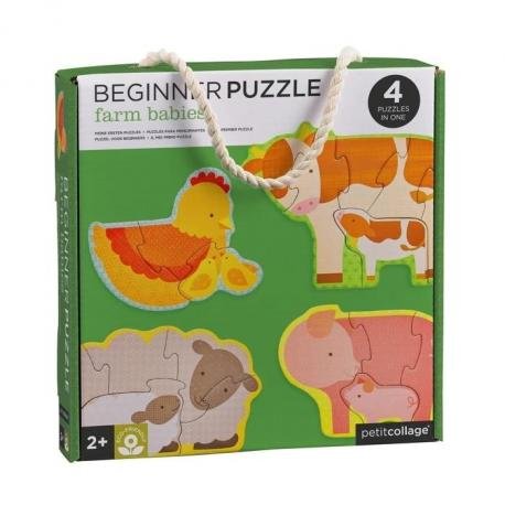 Petit Collage Petit Collage Pierwsze Puzzle Farma Baby PTC481