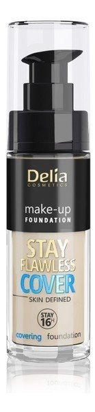 DELIA Cosmetics Stay Flawless Cover Podkład kryjący 16H nr 504 Sand 30ml