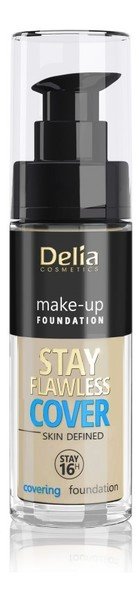 DELIA Cosmetics Stay Flawless Cover Podkład kryjący 16H nr 506 Coffe 30ml