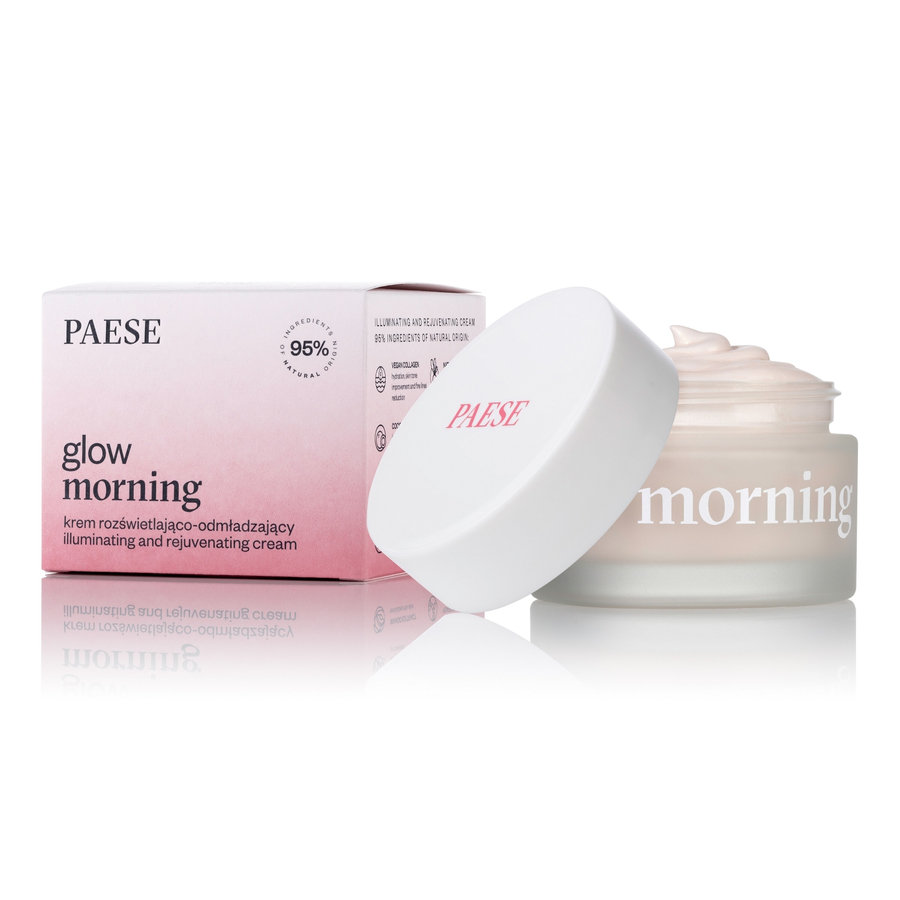 PAESE Glow Morning - Illuminating and Rejuvenating Cream - Rozświetlająco-odmładzający krem do twarzy - 50 ml