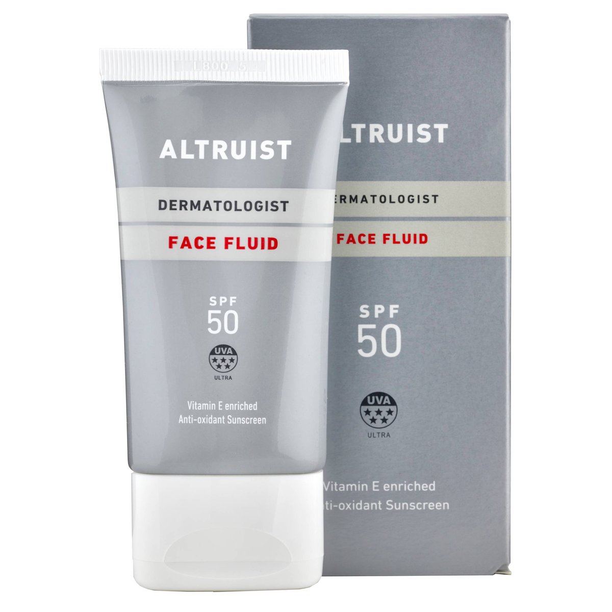 Altruist Dermatologist Sunscreen Fluid Spf50 - Superior 5-Star Uva Protection By Dr Andrew Birnie; Premium Antioxidant Face Protection - 50 ml