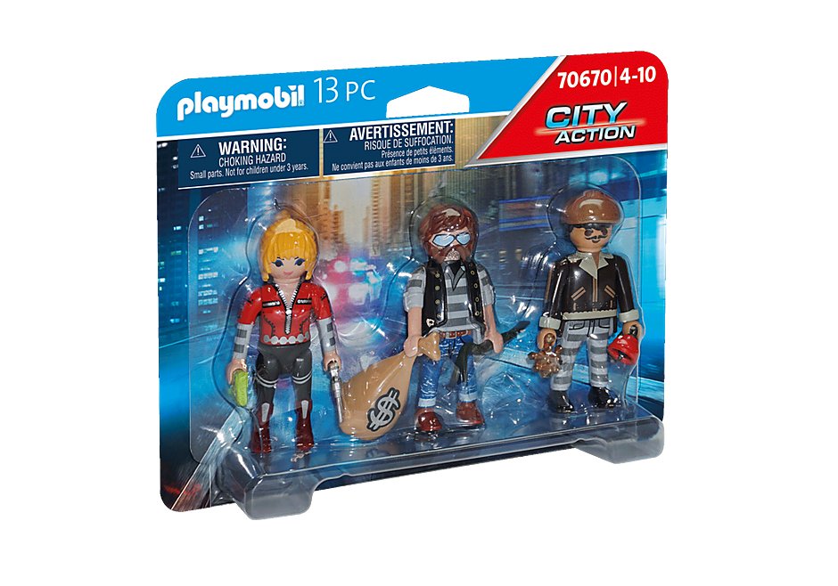 Playmobil amp;reg; amp;#174; City Action 70670. Zestaw figurek: złodzieje