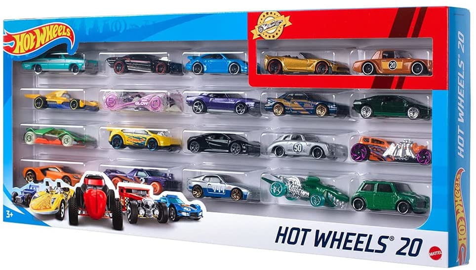 Hot Wheels, zestaw Autek, 20-Pack szt.