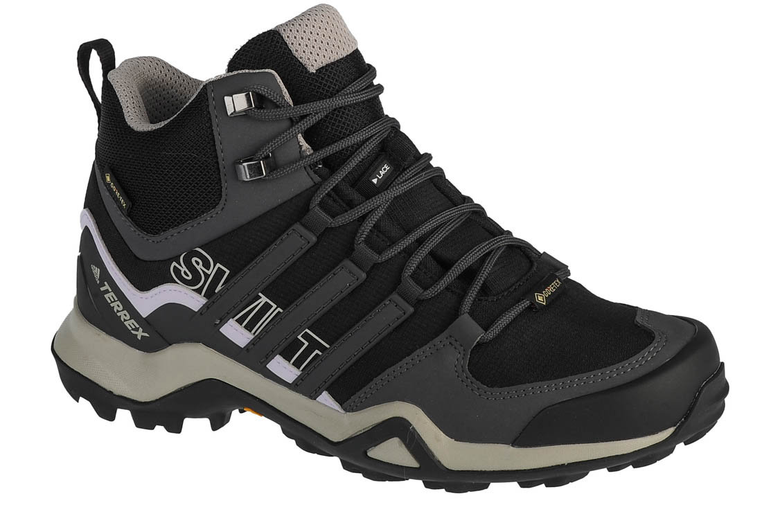 Adidas terrex TERREX Swift R2 Mid Gore-Tex Obuwie turystyczne Kobiety, core black/dgh solid grey/purple tint UK 4,5 EU 37 1/3 2020 Trapery turystyczne EF3357-4,5