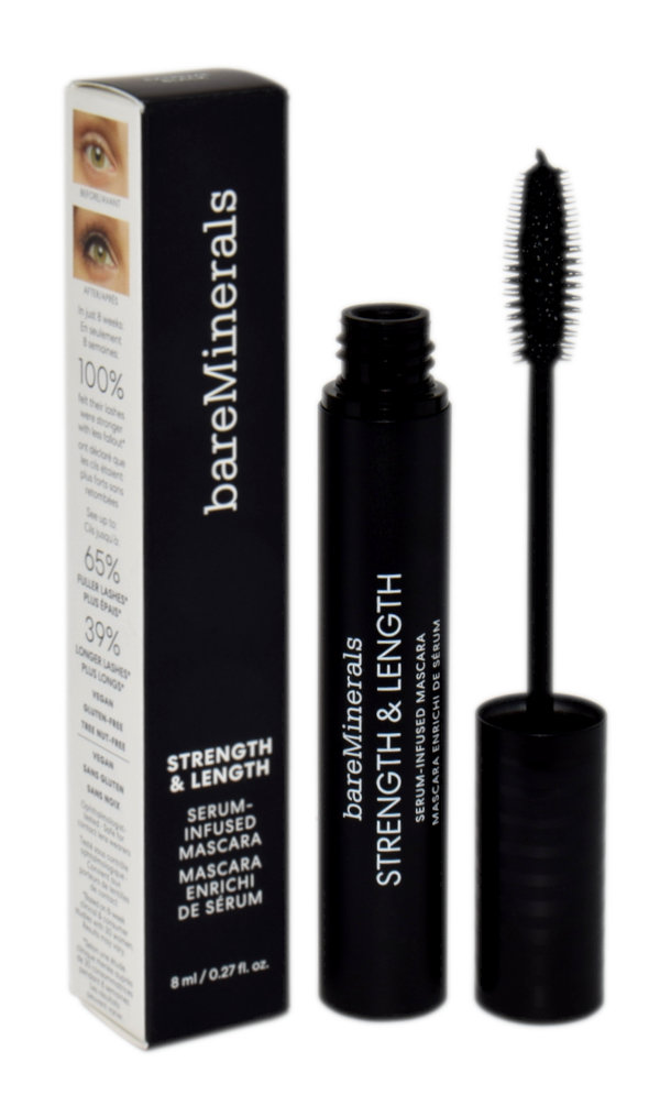 Bareminerals, Strength & Length Infused, Mascara do rzęs, 8 ml